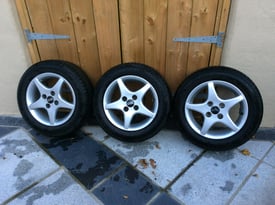 3 alloy Oz wheels with excellent Avon tyres (will sell singly)