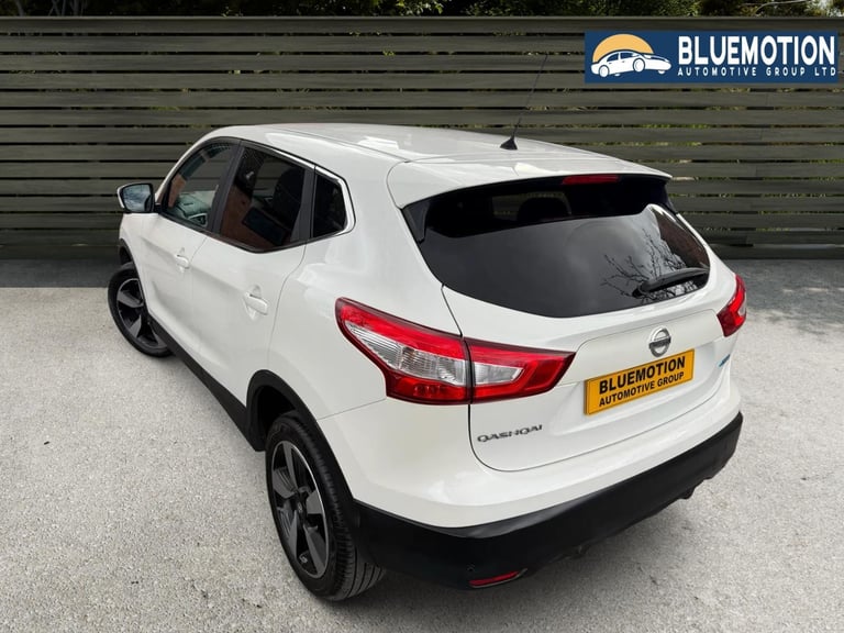 ✿2014/64 Nissan Qashqai 1.5 DCI 110 N-TEC, White, Diesel ✿FSH ✿SAT NAV✿