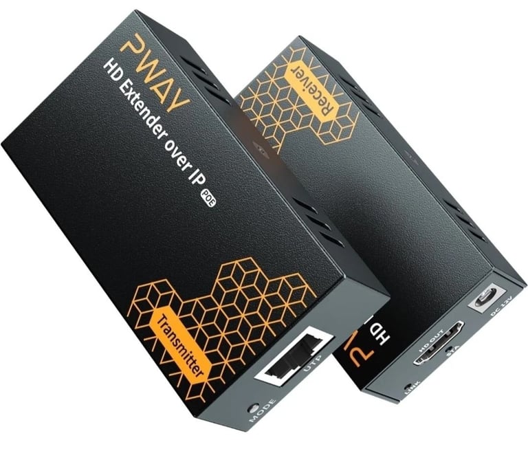 image for DT237P HDMI Extender over IP 120m/400ft HDMI Extender over Ethernet RJ45