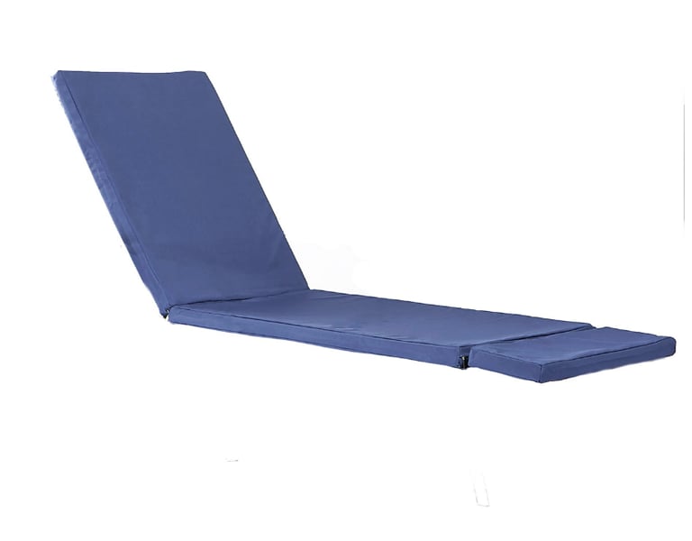 Harbour Housewares Sussex Sun Lounger Cushions - Navy
