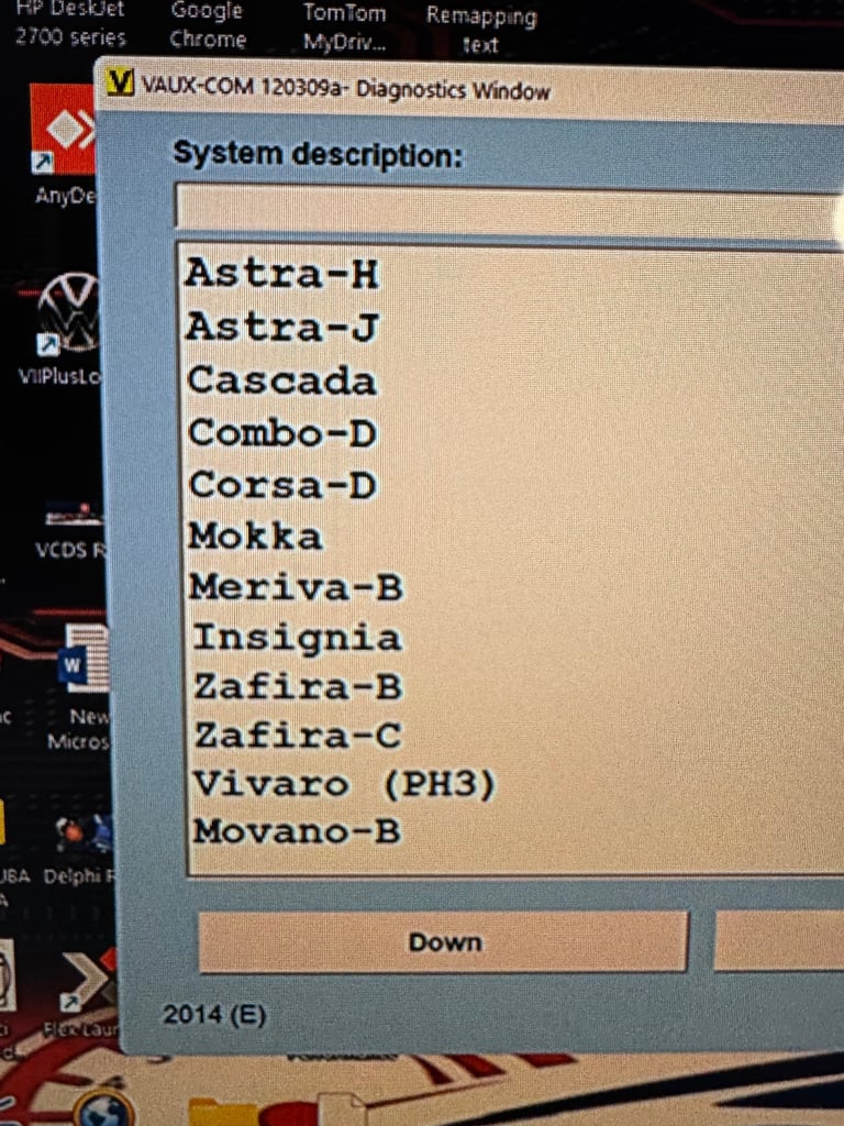 Op-Com Diagnostic Scanner Opel Vauxhal And Saab V1.99 Lasted, Fault