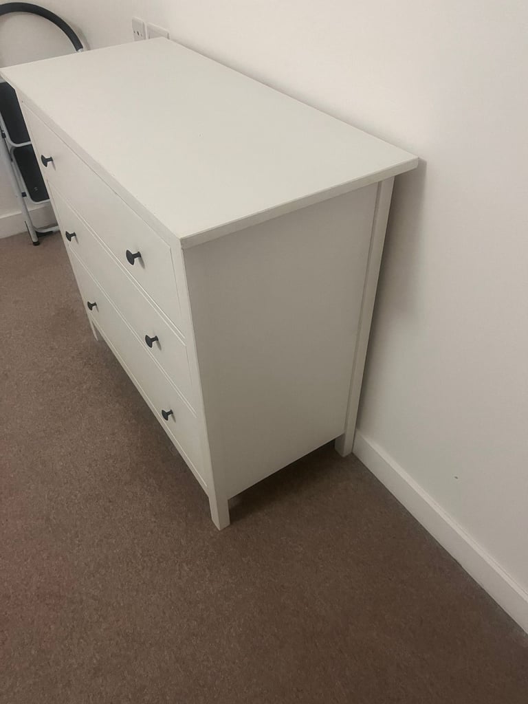 White 3-Drawer Chest of Drawers