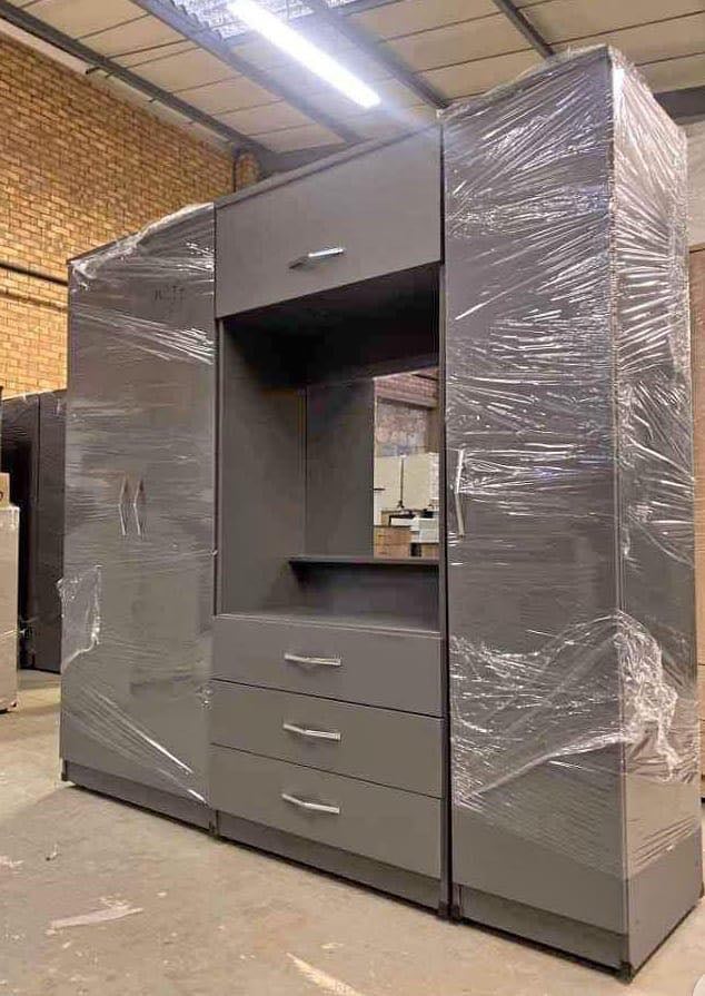 Modern Bedroom Furniture. Bedroom Suit Includes Bedside Tables, Chest of Drawers and Wardrobes