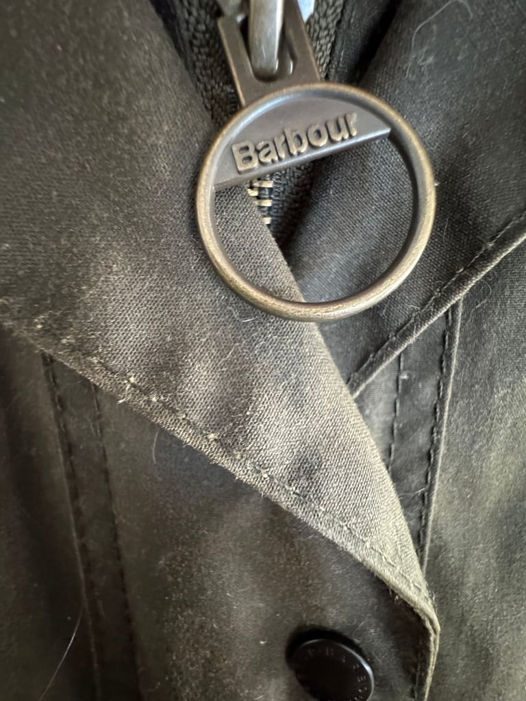 Womens Barbour Retail Beadnell olive waxed jacket size UK 14 Immaculate Tartan