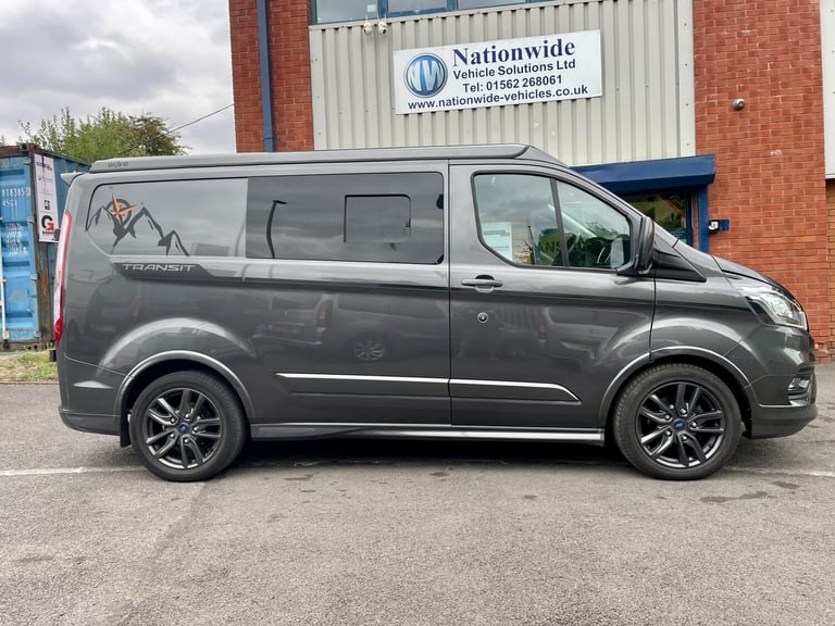 2022 Ford Transit Custom 2.0 EcoBlue 185ps Low Roof Sport Auto Camper with Pop Top PANEL VAN Dies...
