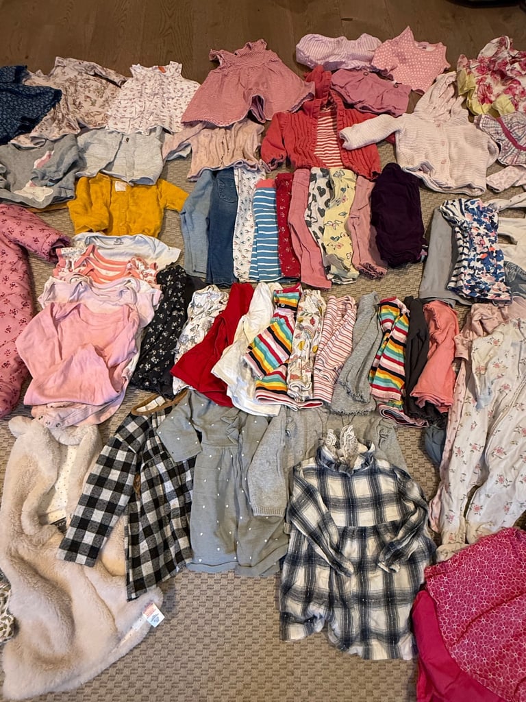 6-9 months baby girl bundle 70+ items postage incl.