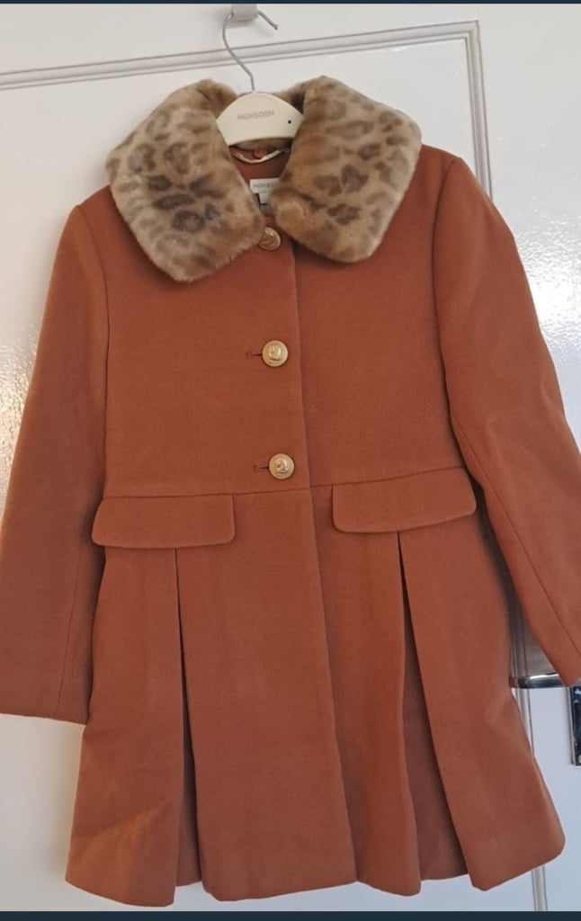 image for Monsoon Coat for Girls - Brown