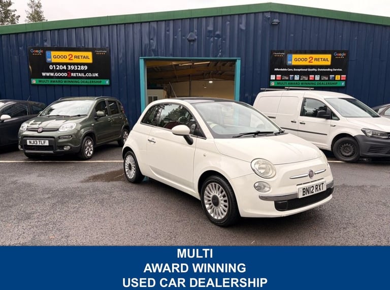 2012 Fiat 500 1.2 Lounge Hatchback 3dr Petrol Manual Euro 5 (s/s) (69 bhp) Hatchback Petrol Manual