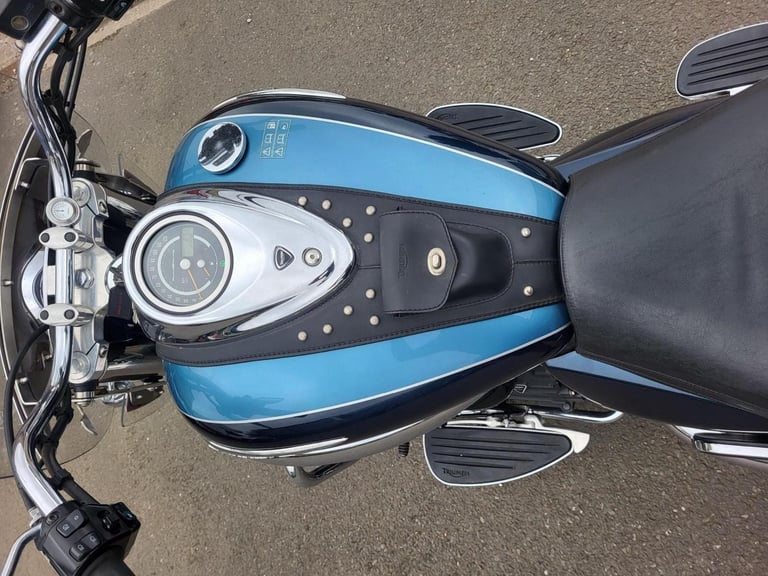 2007 57 TRIUMPH ROCKET 111 3 TOURING 23 BLUE CLASSIC CRUISER TOURER CLEAN