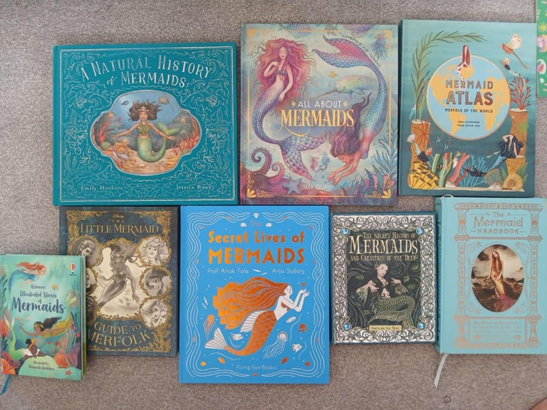 Bundle of 8 hardback mermaid books