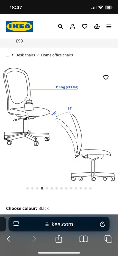 IKEA Flinton Office chair 