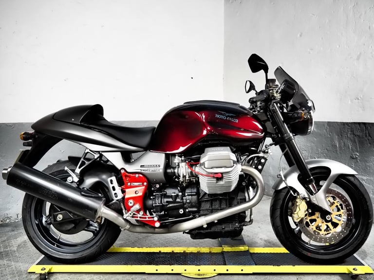 2001 Moto Guzzi V11 Sport 1 owner 12k miles Rosso Mandello Limited edition