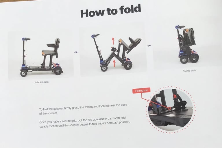 MuickSandy Mobility Scooter.