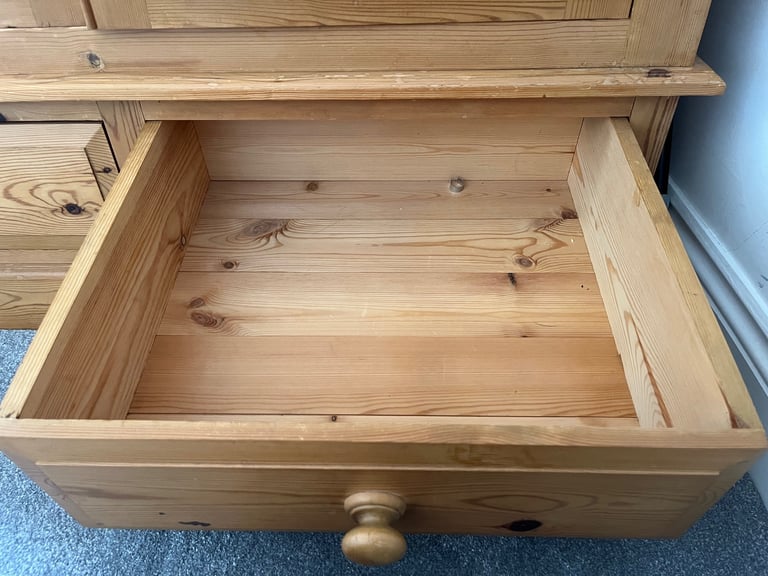 Pine wardrobe