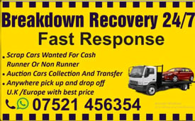 Breakdown Recovery 24/7 Fast Response scrap 