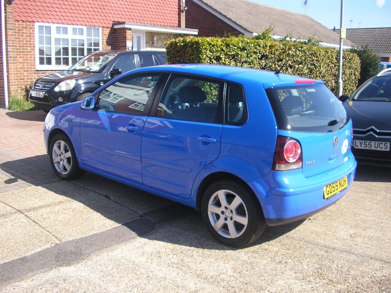 (2009) VW POLO 1.2 MATCH EDITION BLUE 5 DOOR 71000 MILES ONLY FSH ABSOLUTELY IMMACULATE