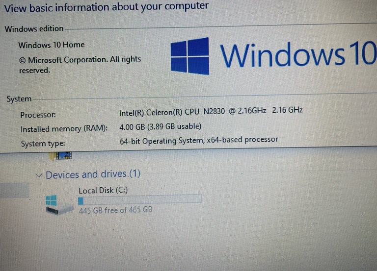 Laptop portable ,need New battery 