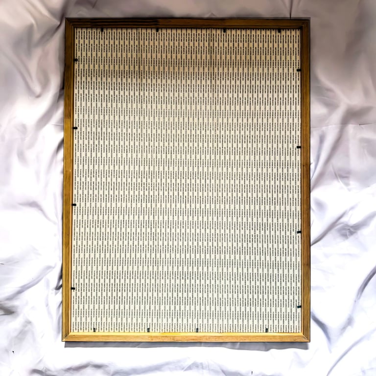 Premium Framed Print “Believe in Yourself” by writer, artist & designer Lucas Gillon