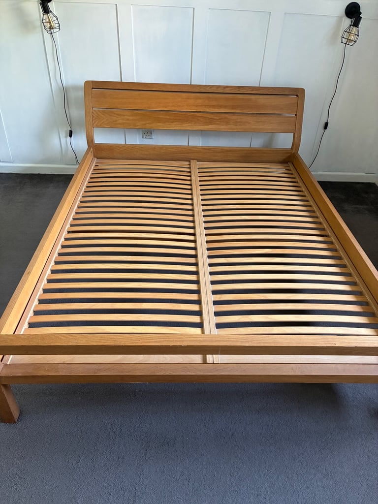 FREE Solid Oak King Size Bed Frame