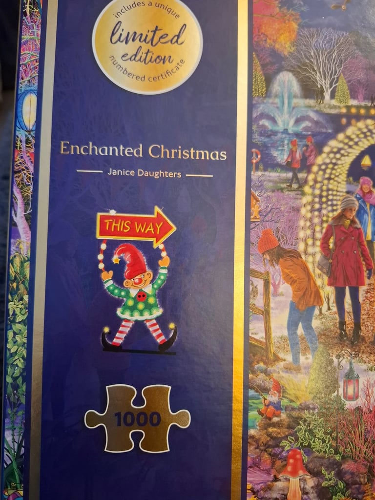 Enchanted Christmas 1000 Piece Jigsaw Limited Edition NEW