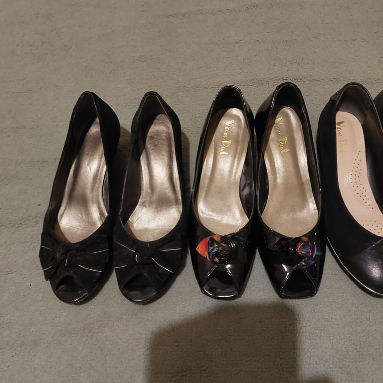 image for 8 Pairs of Ladies Shoes size 4.5 - good condition