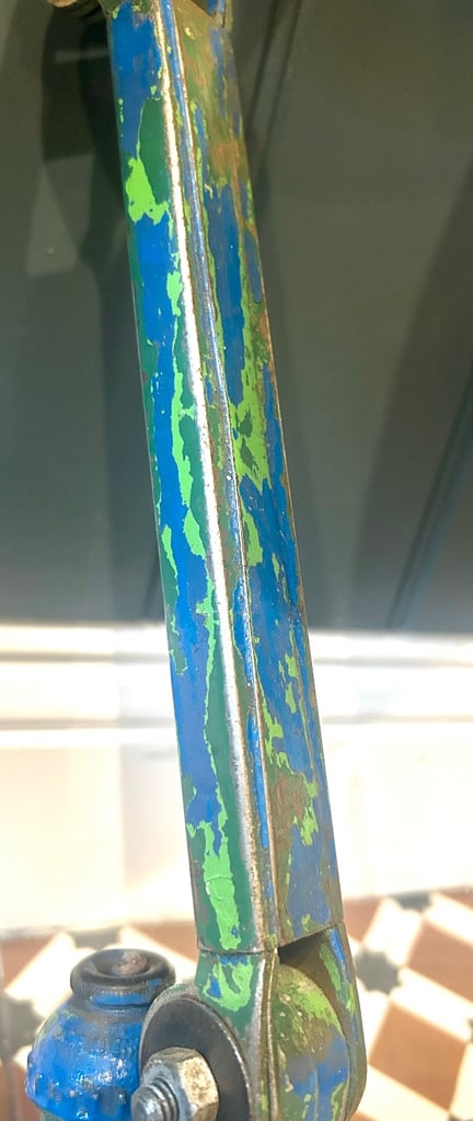 Green EDL industrial desk vintage lamp office factory retro antique light lighting factory table