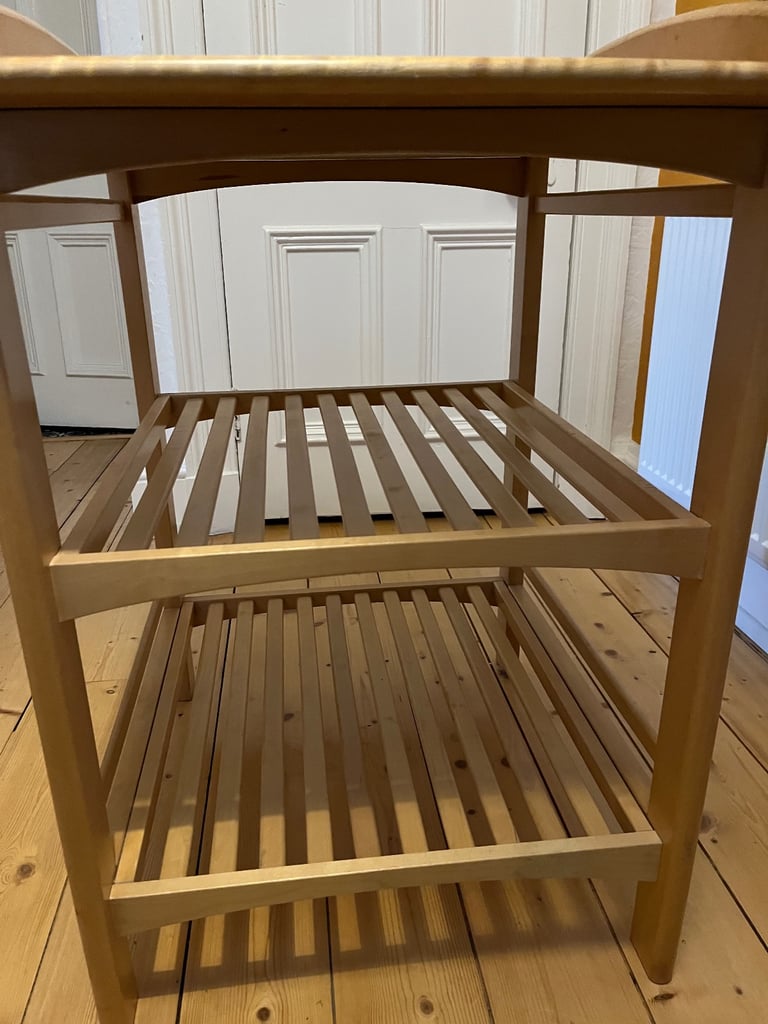 John Lewis birch baby changing table