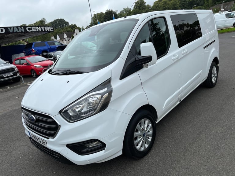 2019 Ford Transit Custom 2.0 320 EcoBlue Limited Crew Van L2 H1 Euro 6 5dr (6 Seat) PANEL VAN Die...