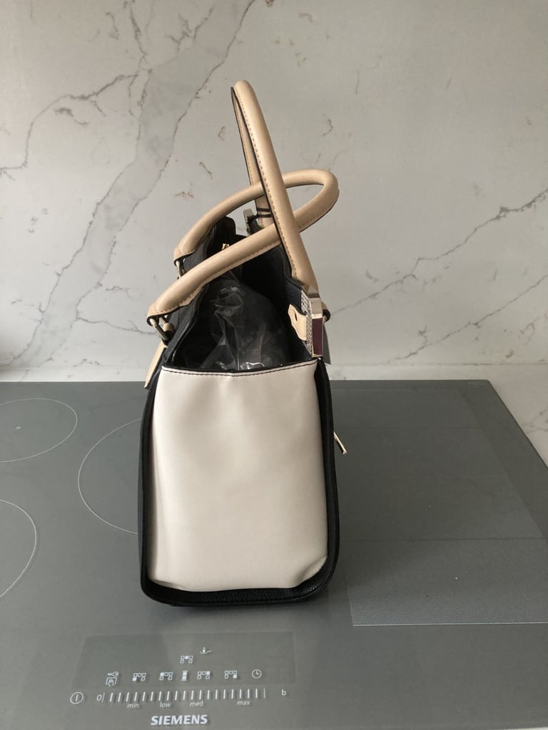 Jasper Conran black and cream hand bag