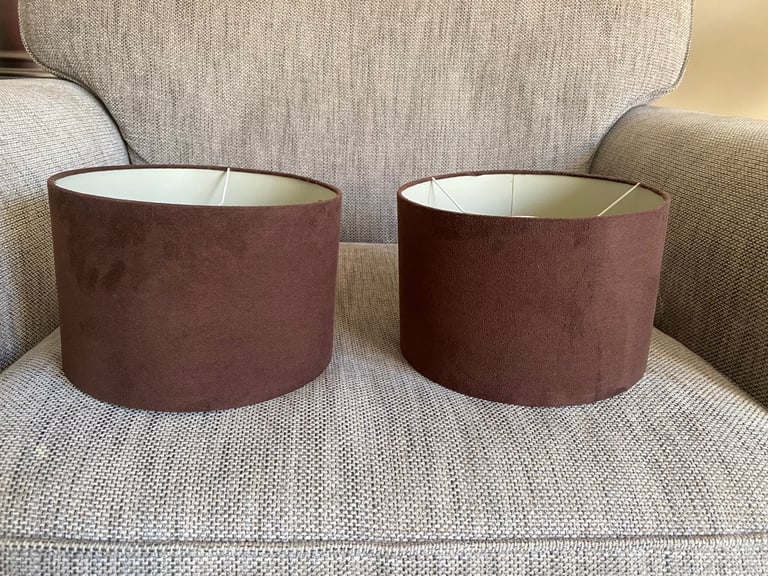 Pair of lampshades 