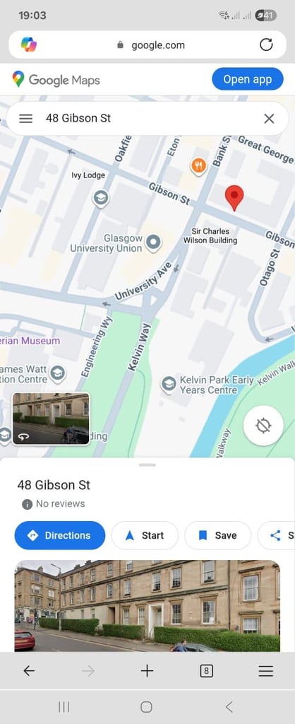 5 bedroom HMO main door flat across road from Glasgow University, Hillhead