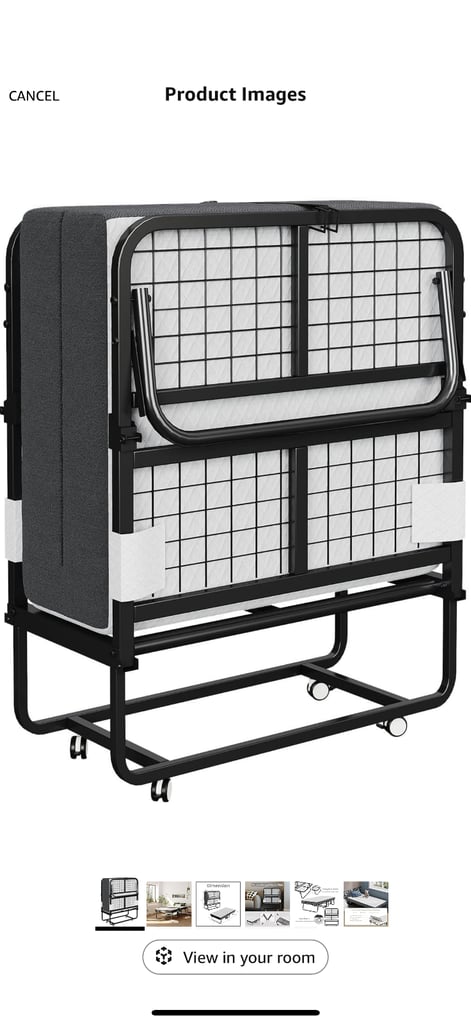 Single guess foldable bed 