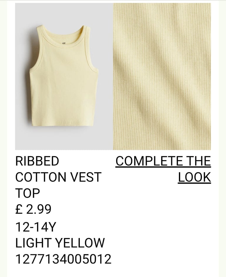 Sealed Brand New £53 H&M Kids Clothes Bundle age 12-13 RRP£53