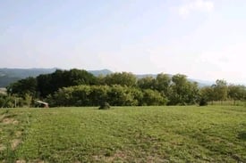 Beautiful plot of land, hill above town with Hot springs in Croatia