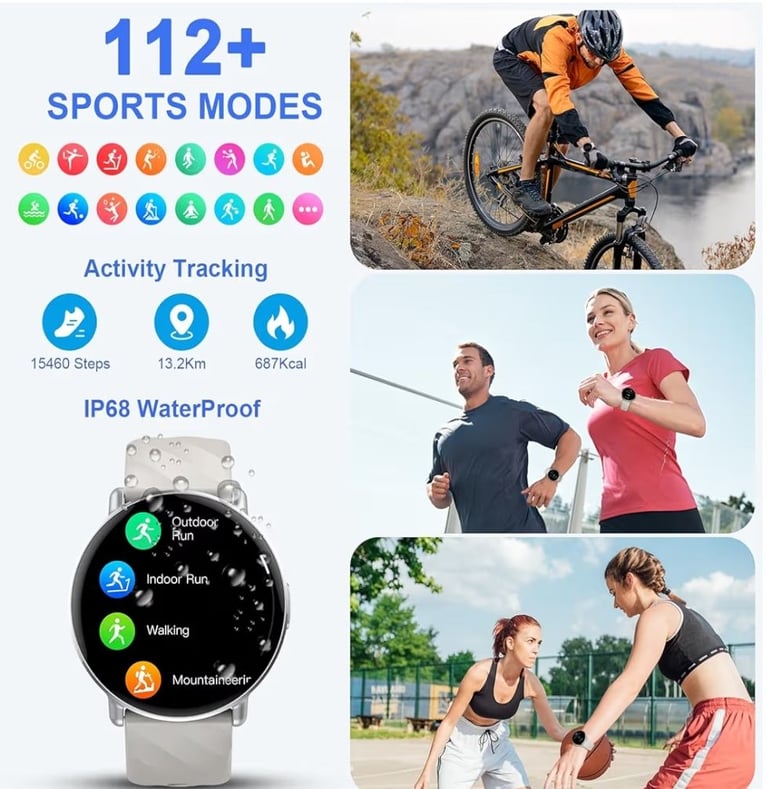 Smart Watch for Men Women