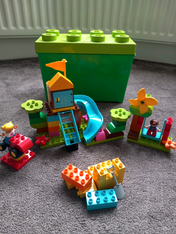 DUPLO LEGO BRICKS PLAYGROUND AND STORAGE BOX | in Blyth, Northumberland |  Gumtree