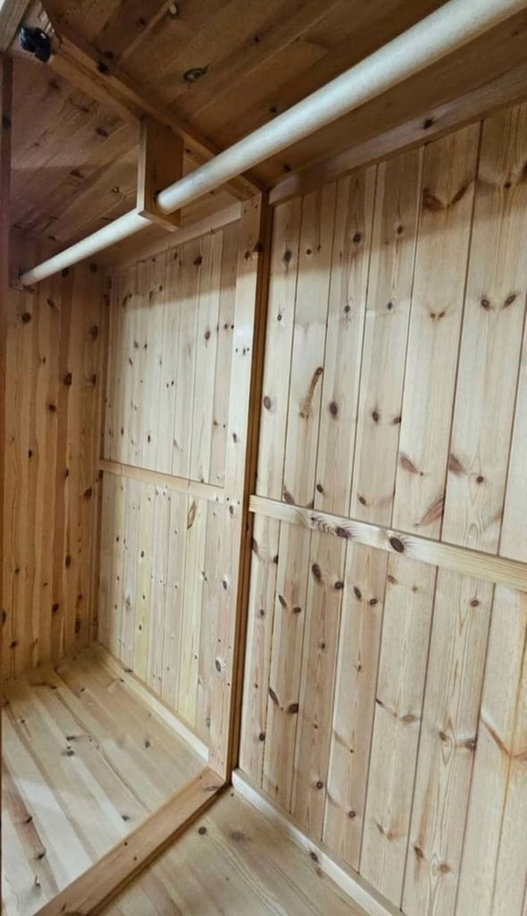 SOLID PINE WOOD Wardrobe - Quick Sale!