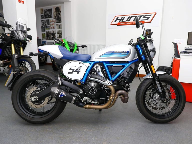 2019, '19 Ducati Scrambler Café Racer. ONLY 2,629 MILES. Termignoni Pipe. £7,495
