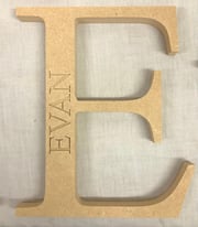 image for Engraved Wooden letters 