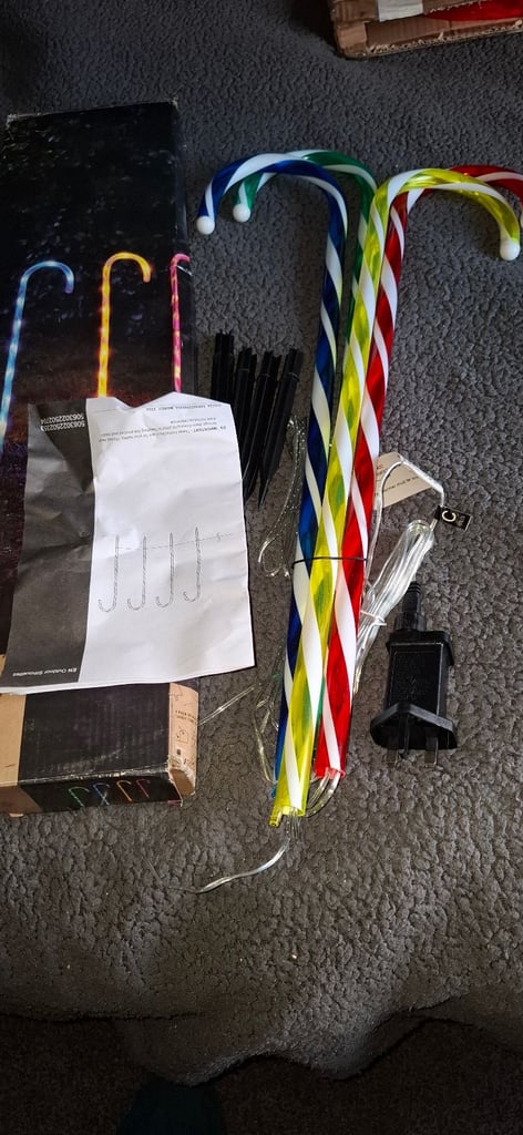 Brandnew in box christmas candy canes 