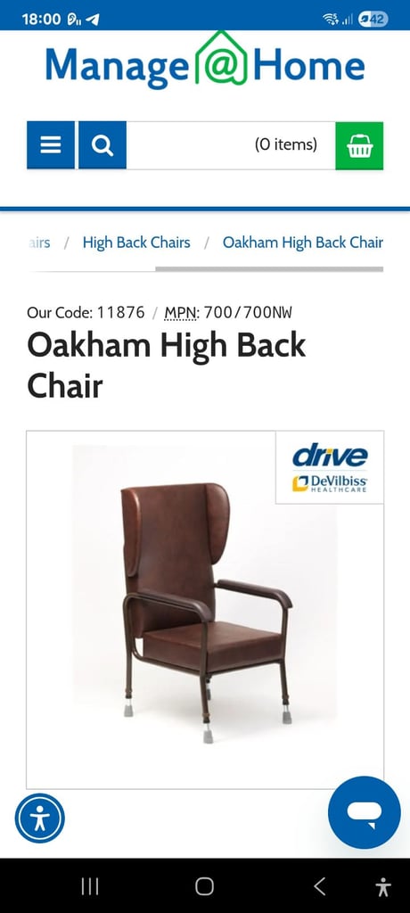 image for Oakham High Back Posture Chair 
