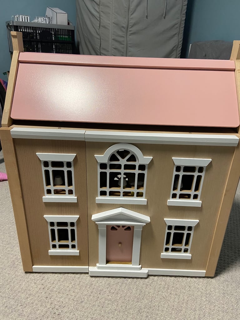 John Lewis Wooden Dolls House & Furniture