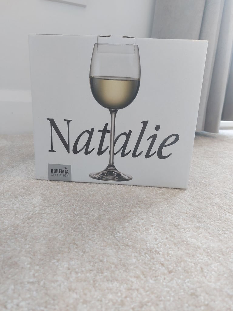 image for Crystal Wine Glass set of 6