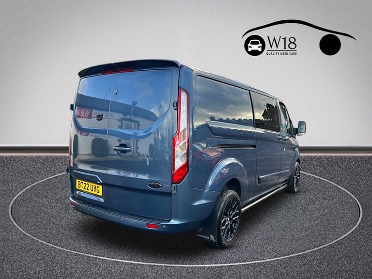 2022 Ford Transit Custom 2.0 300 EcoBlue Limited Crew Van Double Cab 5dr Diesel Manual L2 H1 Euro...