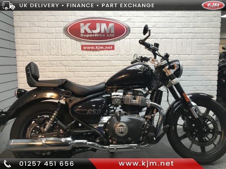 image for ROYAL ENFIELD SUPER METEOR 650 ASTRAL E5, 2023/23, 2929 MILES IN BLACK