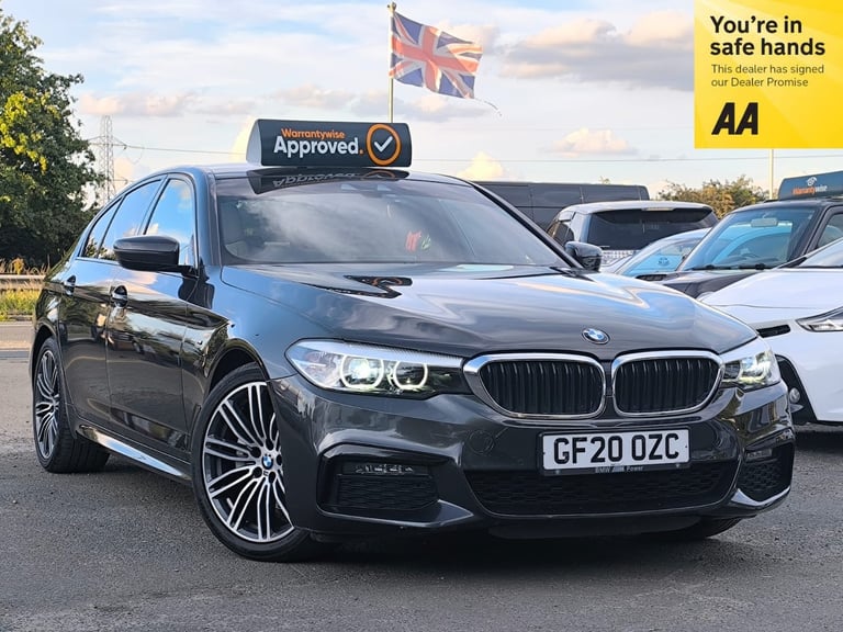 2020 BMW 5 Series 2.0 Diesel Hybrid PCO Ready 520d MHT M Sport 5 Seats 4dr Euro 6 ULEZ Free SALOO...