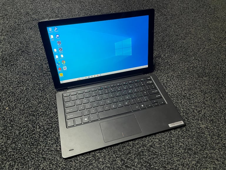 Linx 12X64 - 12.5 Touch Screen Windows Tablet PC Intel Atom 4GB 64GB Black+Detachable Keyboard+Charg