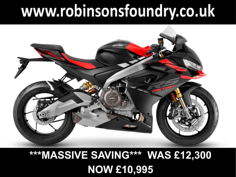 Aprilia RS660 Factory MY25 E5+ *REDUCED* New Un-Registered