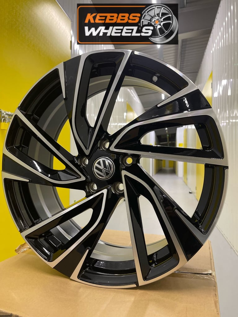 image for 19" VW ADELAIDE STYLE ALLOY WHEELS AUDI A3 S3 VW GOLF R GTI SCIROCCO CADDY 
