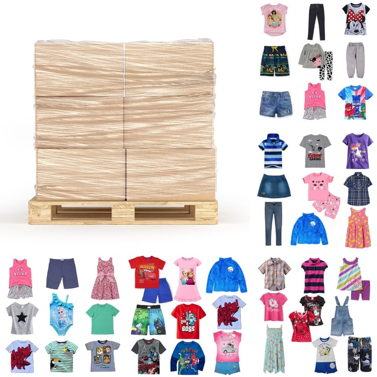 Wholesale Kid's clothing parcels available for Resellers